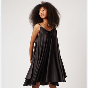 Silk & Salt Go With The Flow Mini Dress - black - one size